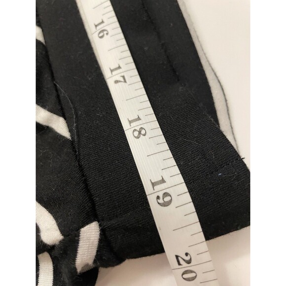 Faded Glory Maxi Skirt Stretchy Black White Stripes Chevron Print 2X 18W-20W - Picture 5 of 7